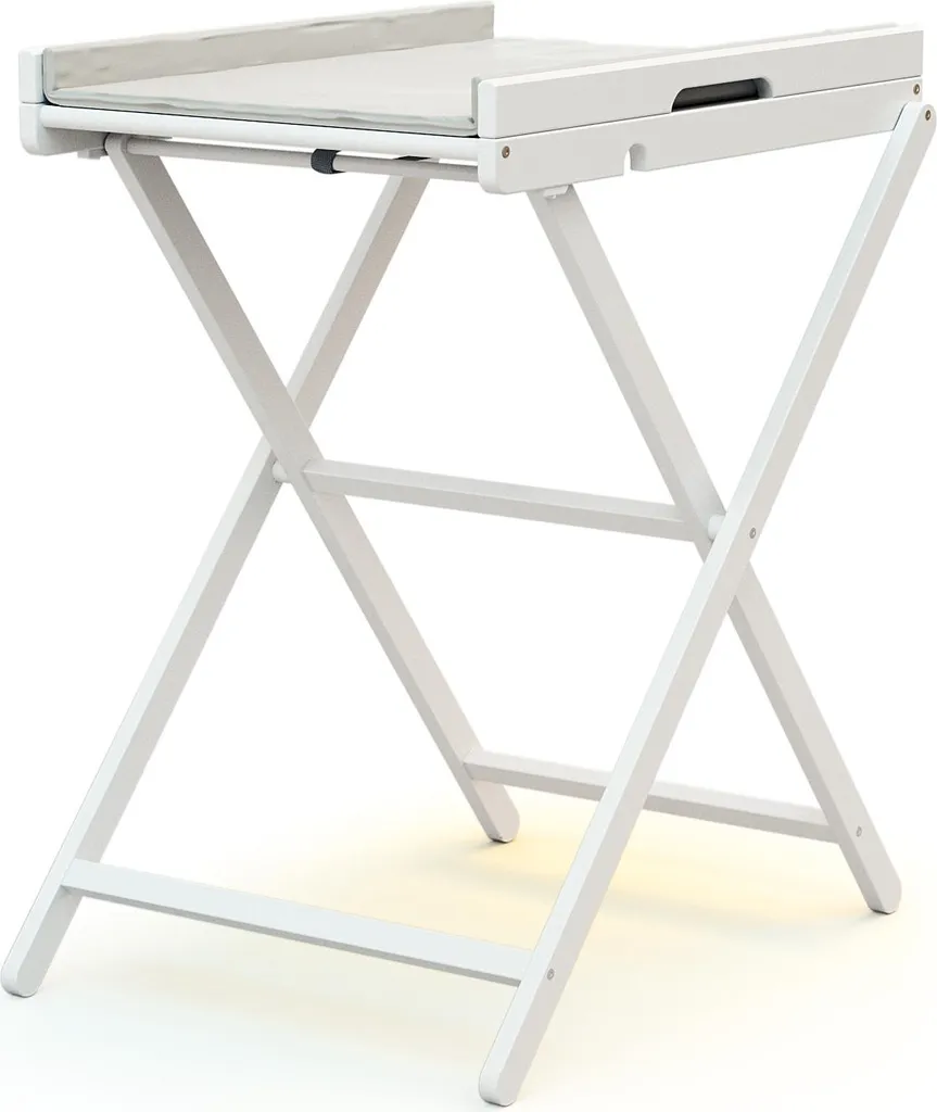 Table à langer compacte pour salle de bain - AT4 PALA Pliante Blanc
