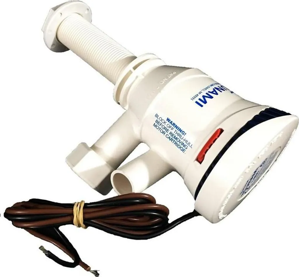 Attwood 4672-1 Pompe aération vivier 12V double sortie silencieuse