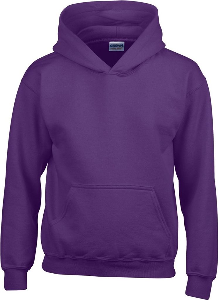 Gildan Kinder Sweatshirt mit Kapuze BC469 (XS) (Violett)