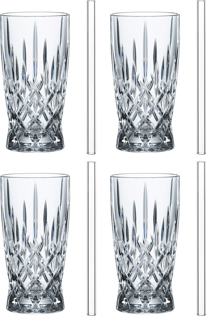 Latte macchiato set - Transparentní - Křišťálové sklo - S Obrázek produktu 