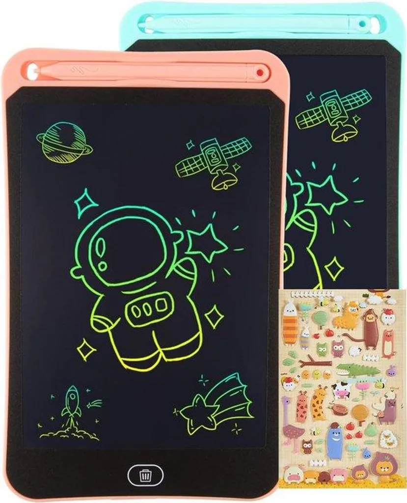Tablette LCD 10 pouces couleur enfant - Écran sans lumière bleue et léger