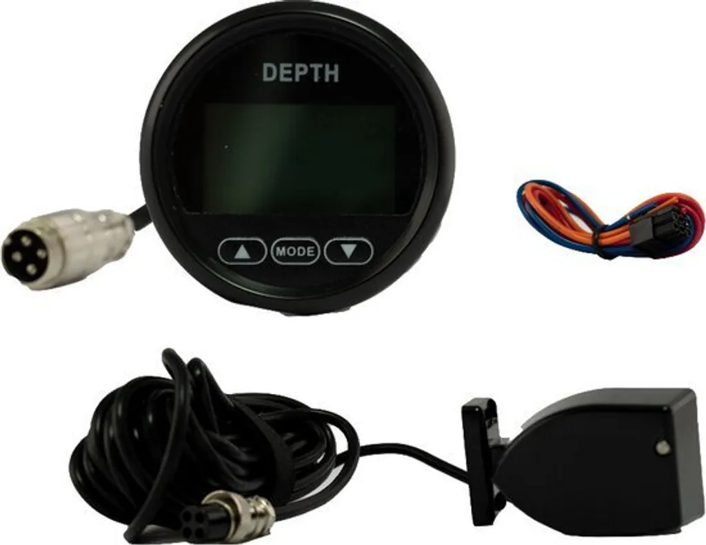 Sondeur de profondeur Hollex 9-32V noir Ø59mm pour bateau de plaisance