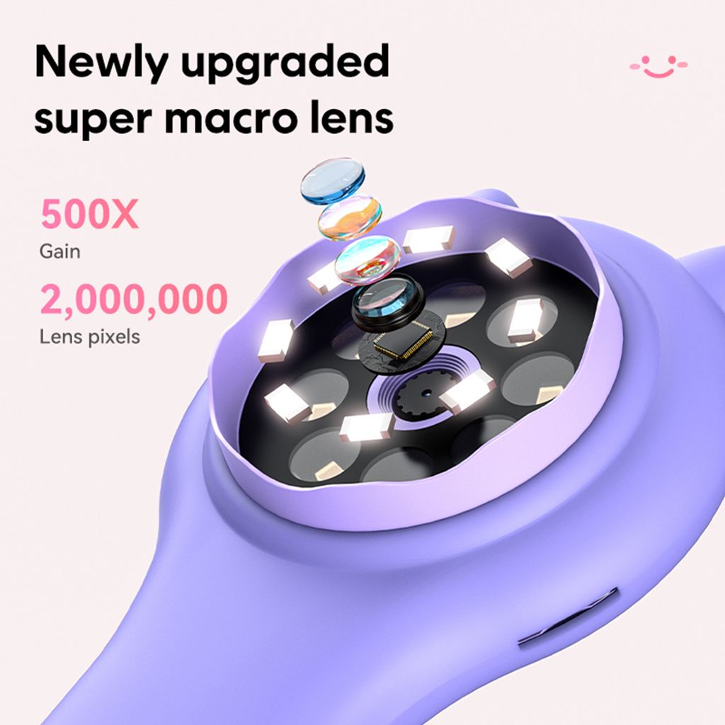 1080P mini mikroskop pro děti, 500x přenosná kapesní lupa, Obrázek produktu 3