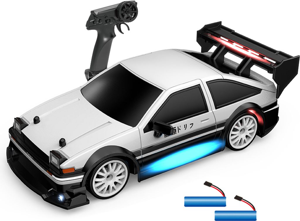 Ferngesteuerte Autos, RC-Auto, Ferngesteuertes Auto, 2.4 GHz RC Spielfahrzeuge, 1:24, 30 km/h, RC Offroader, für Kinder und Erwachsene, 2 Batterien