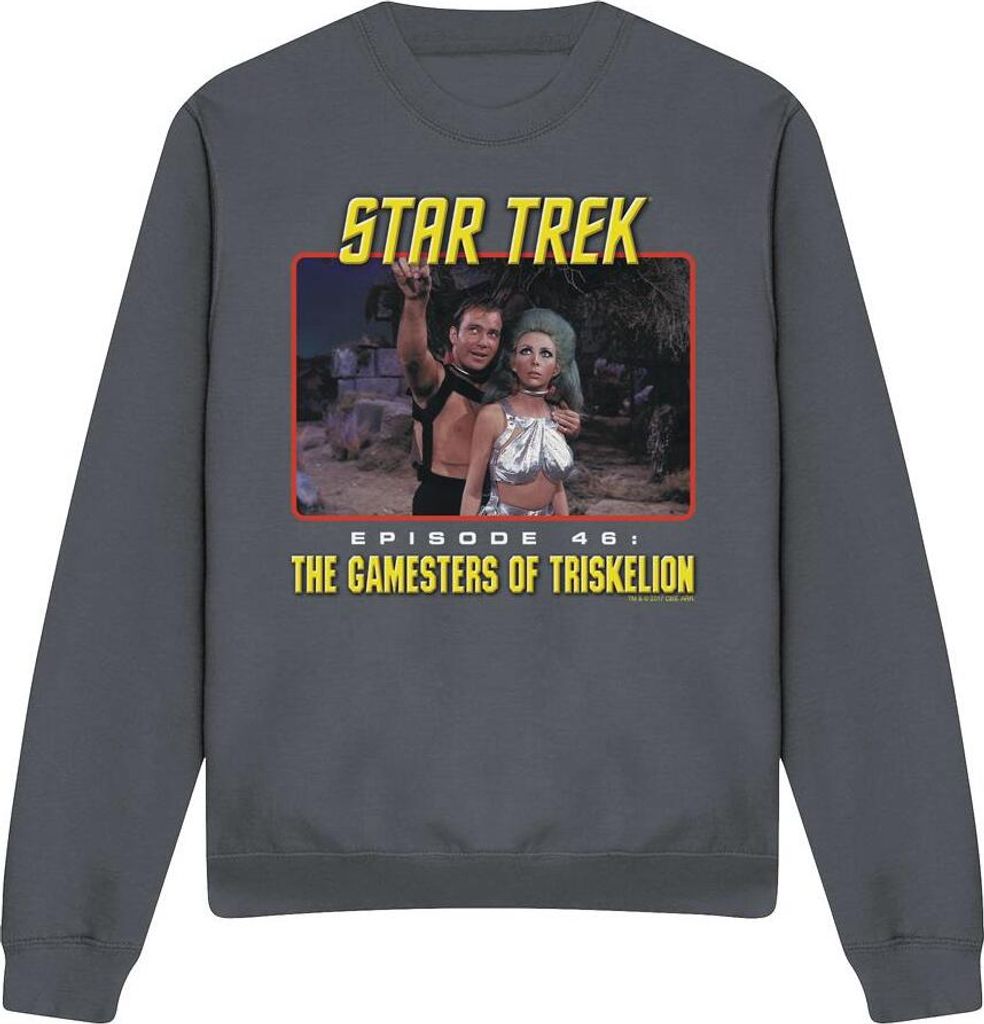 Star Trek - "Episode 46" Sweatshirt für Herren/Damen Uni TV12224 (S) (Holzkohle)