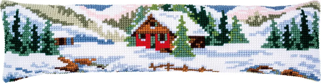 Kit broderie pare-courant d'air 80x20cm - Isoler sa porte avec style