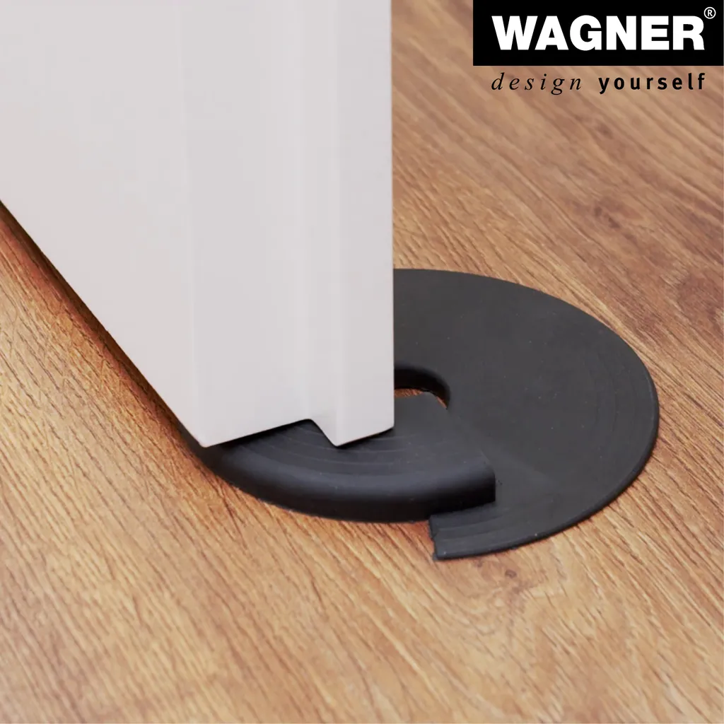 Arrêt de porte au sol WAGNER EH 6981 design yourself blanc et robuste