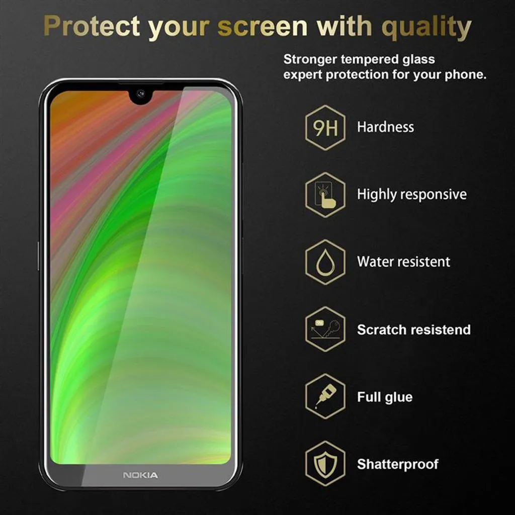 brotect Pellicola Protettiva Vetro per Nokia 4.2 Protezione Schermo