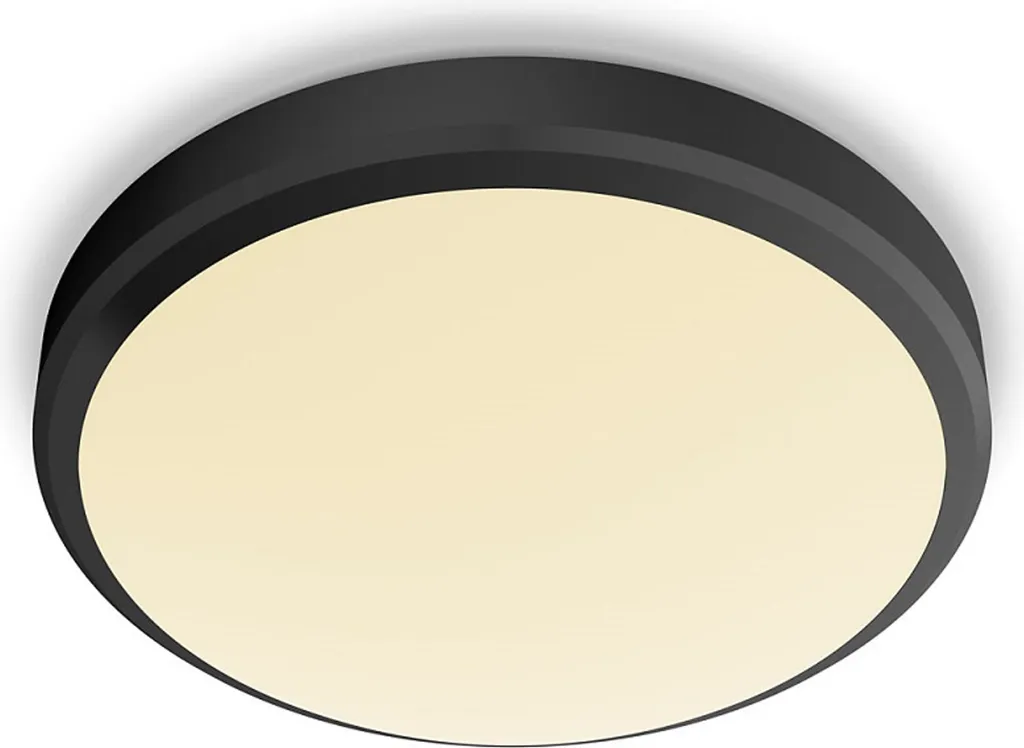 Philips 8719514326606 Doris CL257 Plafoniera LED D313mm 17W/1500lm 2700K IP44 nero