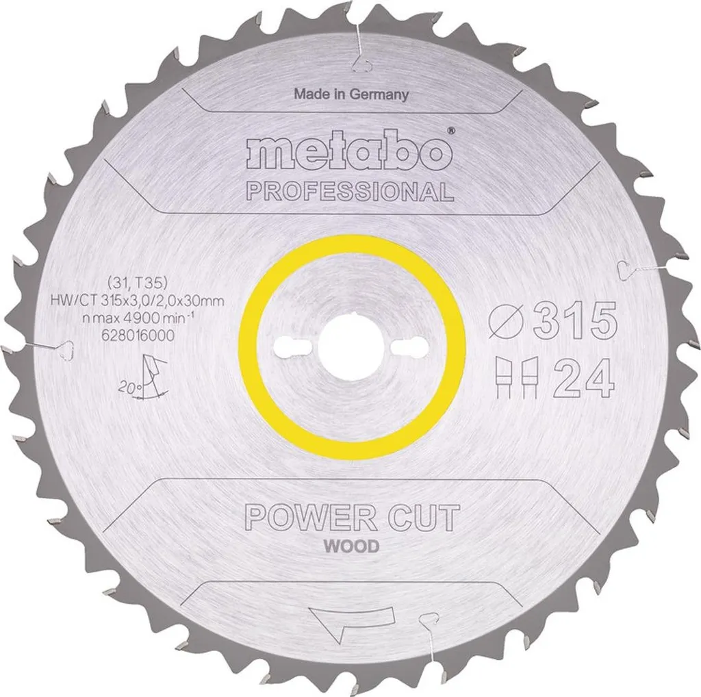 Confronto Lama Metabo 315x30 Professional - La Migliore per il Massiccio