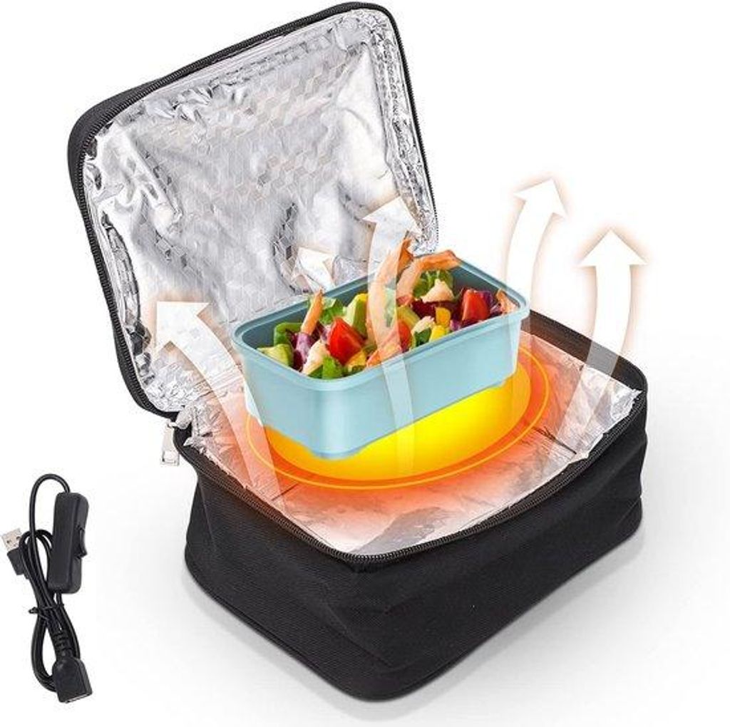 Elektrische Heißhalterbox für Reheating von Mahlzeiten - Ideal für Reisen und Picknicks