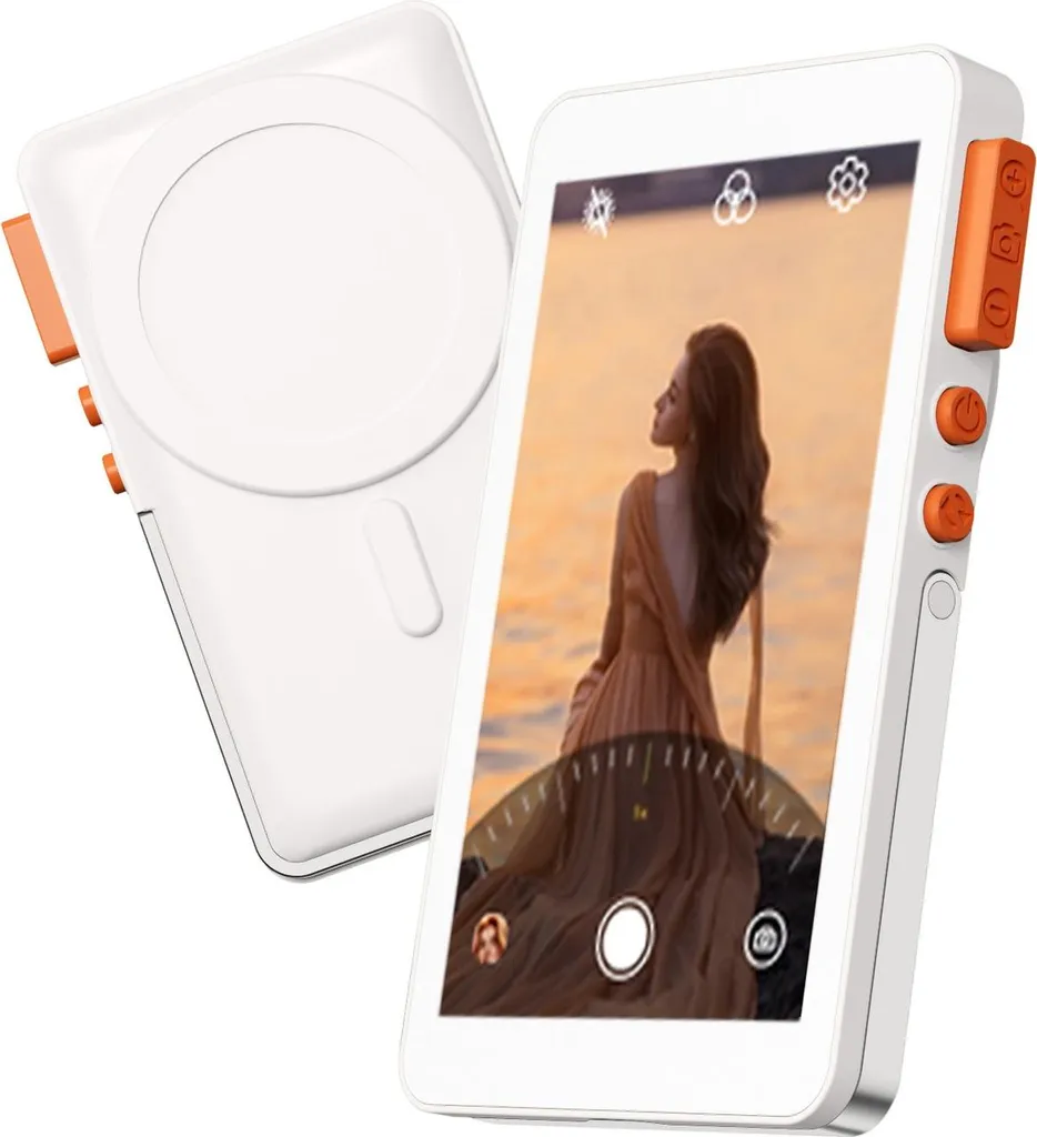 Miroir de retour écran smartphone avec audio pour vidéo et vlog 8 en 1