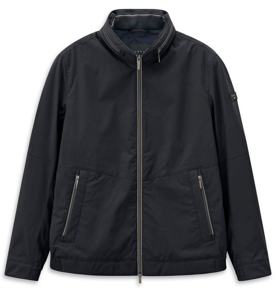 Dunkelblaue Sommerjacke Bugatti, weite Passform, wasserabweisend