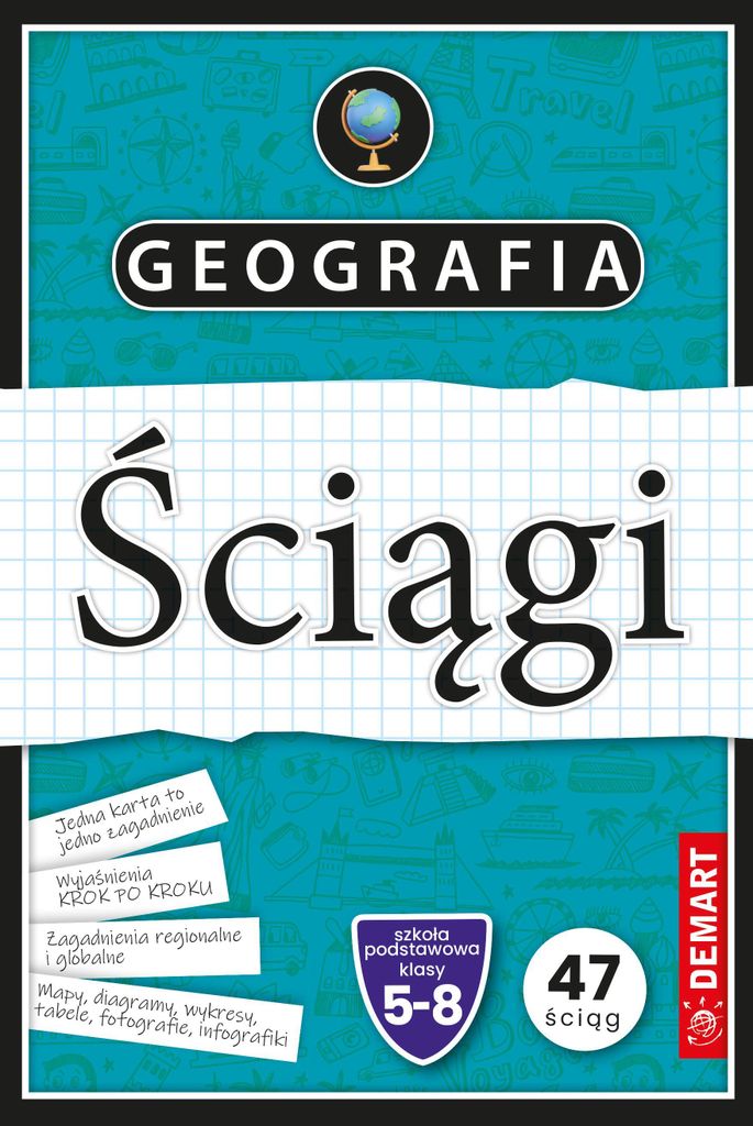 Geografia. Ściągi edukacyjne. Szkoła podstawowa. Klasy 5-8