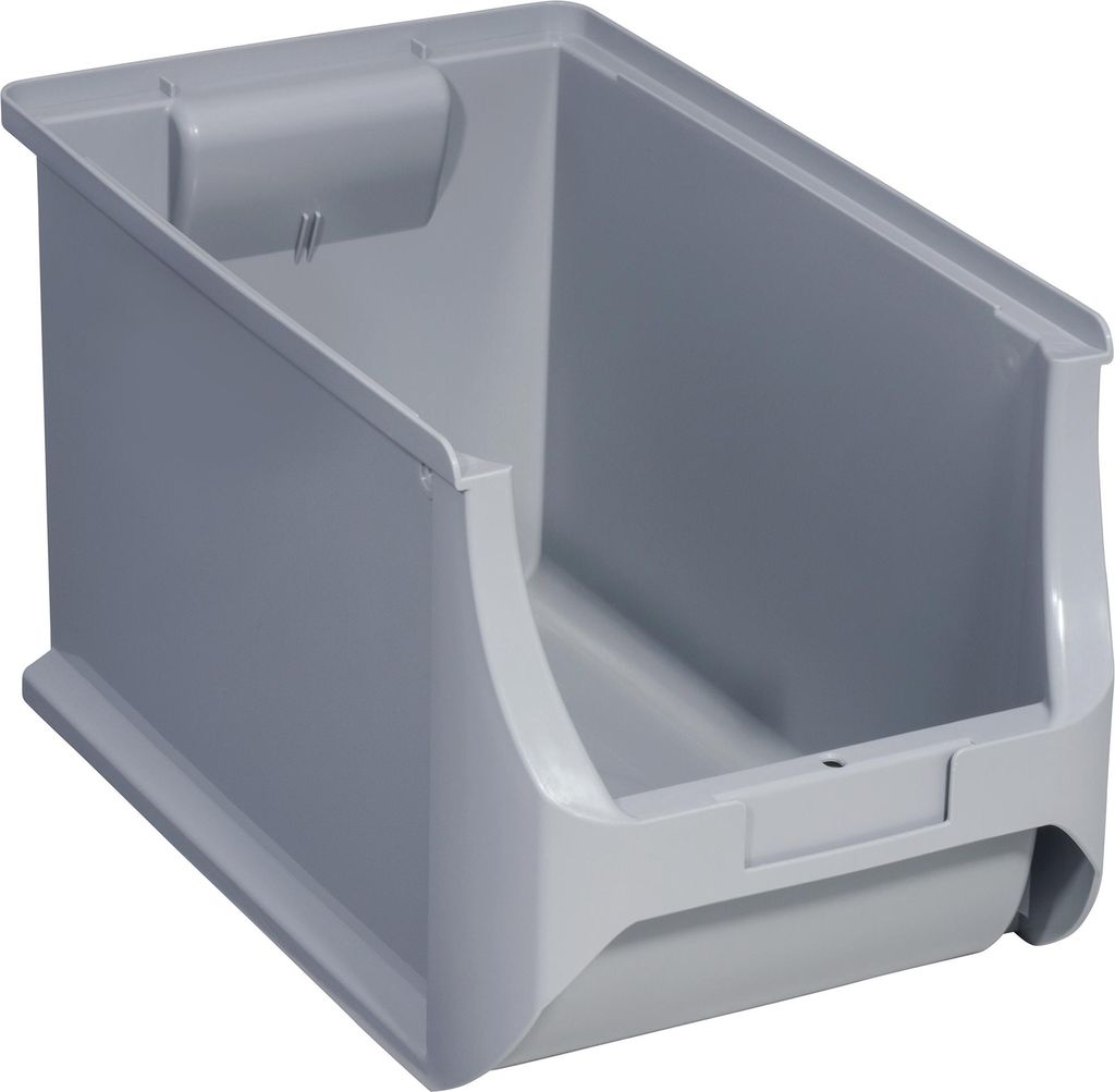 Sichtlagerkasten Profi-Plus L355xB205xH200mm PP grau ALLIT