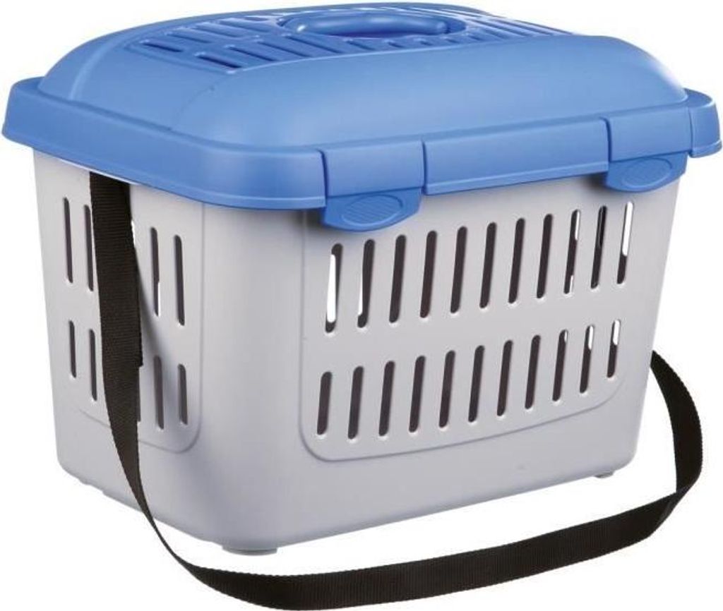 TRIXIE Transportbox Midi-Capri, 44 × 33 × 32 cm, Frontöffnung, Max. 11 kg, Kunststoff