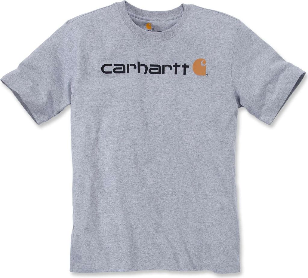 Koszulka Carhartt Core Logo T-Shirt Grau Produktbild 