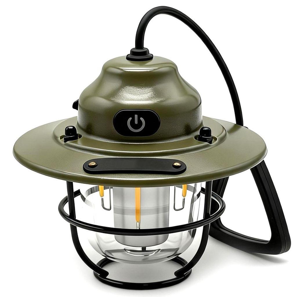 Campinglampen, Wiederaufladbare Campinglaterne, 1200 Lumen, Produktbild 