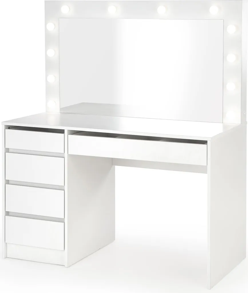 Coiffeuse miroir Hollywood XL pour maquillage professionnel à la maison