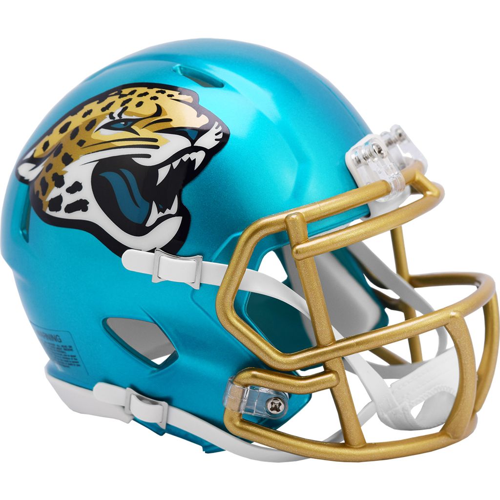 Jacksonville Jaguars NFL Riddell Flash Alternate Speed Mini Helm