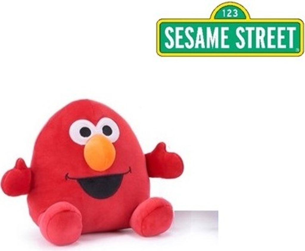 Sesamstraße Plüsch Elmo – 11 Zoll (28 Cm) Sitzend Oder 15 Zoll (40 Cm) Stehend, Super Weich, Offizielles Lizenzprodukt