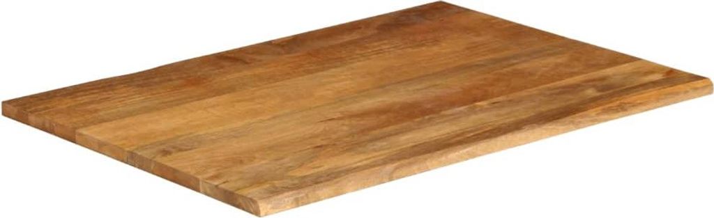 vidaXL Plateau de table avec bord d'arbre 100x80x2,5 cm Image du produit 