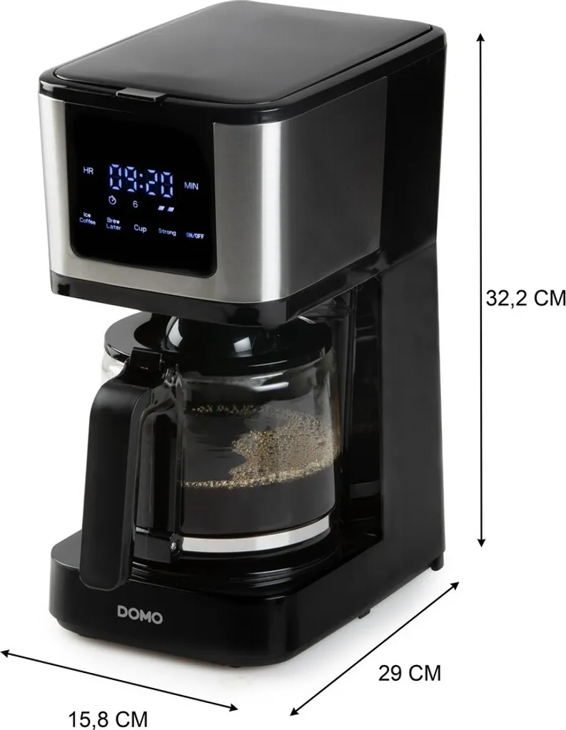 Domo DO733K Cafetière Programmable : fini le café froid le matin !