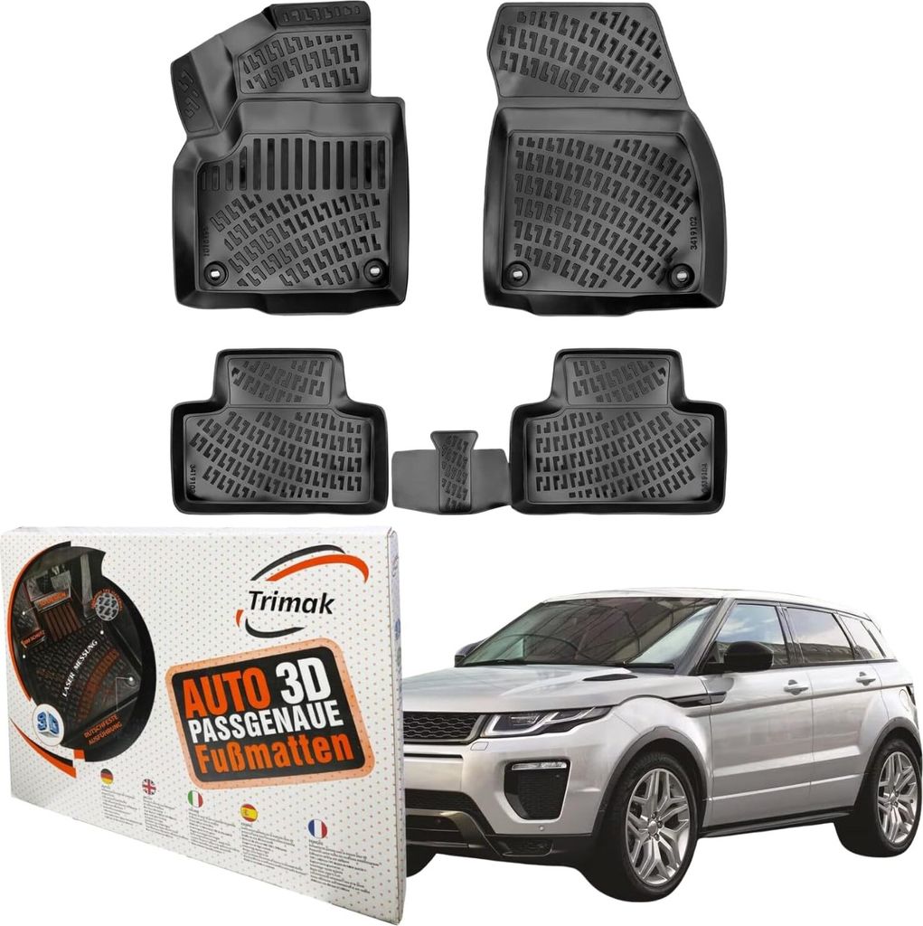 Trimak Autofußmatten kompatibel mit Range Rover Evoque 1. Produktbild 