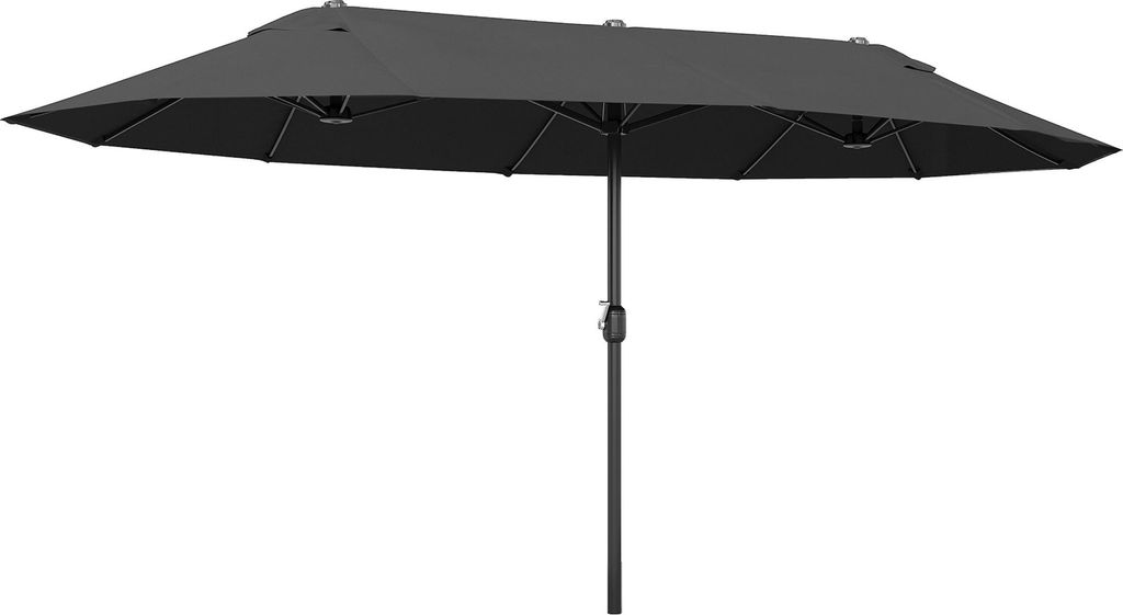 Outsunny slunečník s ruční klikou, oválný 460 x 270 x 240 Obrázek produktu 