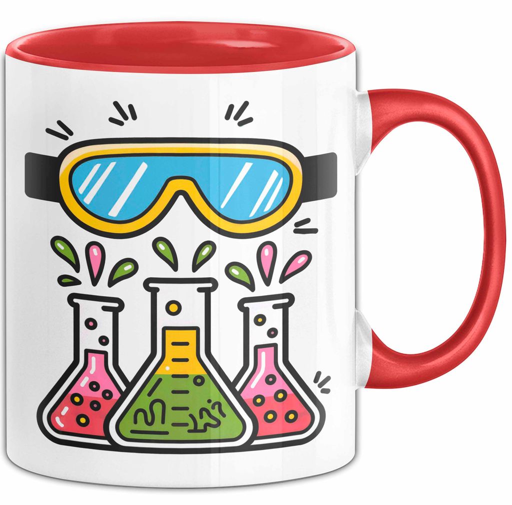 Laborant Tasse Geschenk Lustige Geschenkidee Spruch Für Labor Profis (Rot)