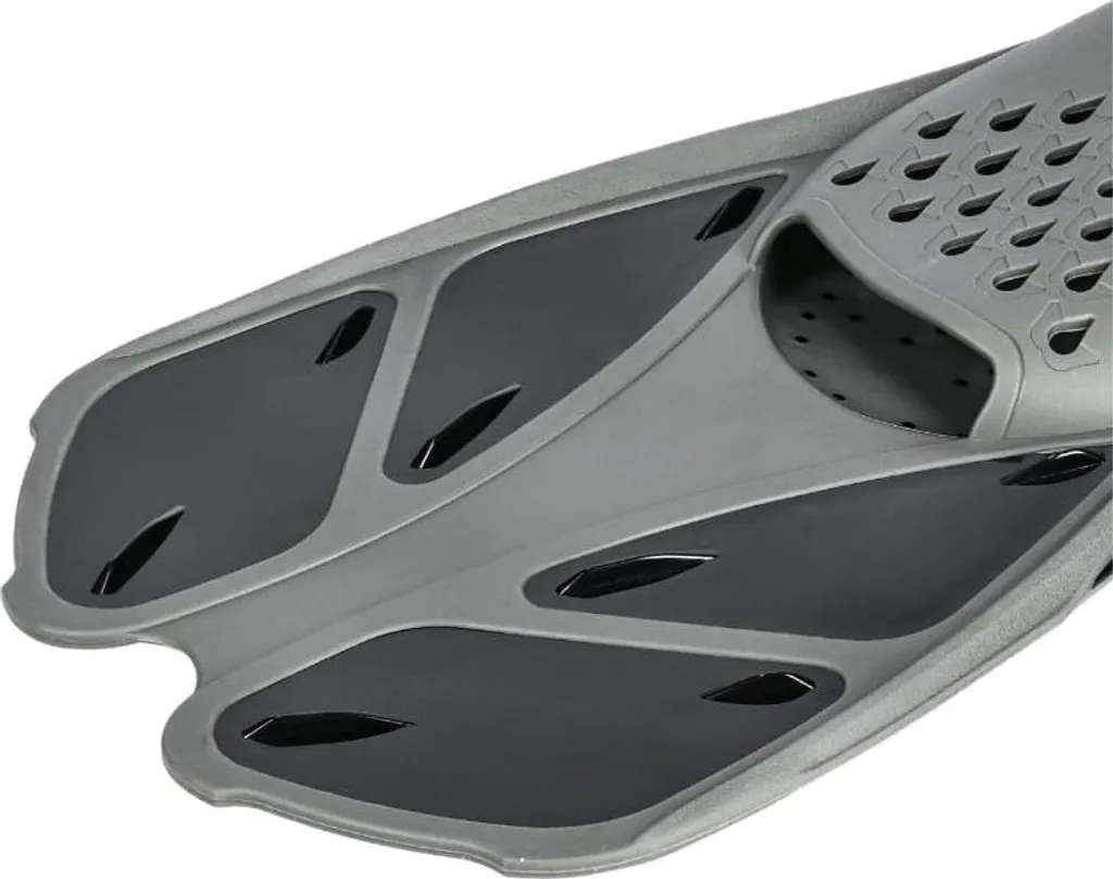 Palmes de plongée avec sangles ajustables 43/47 coloris gris et noir - 5