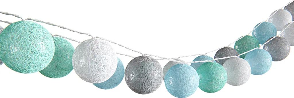 Vicco Catena Luminosa 310 cm Verde e Grigio | Luci Notte Cameretta