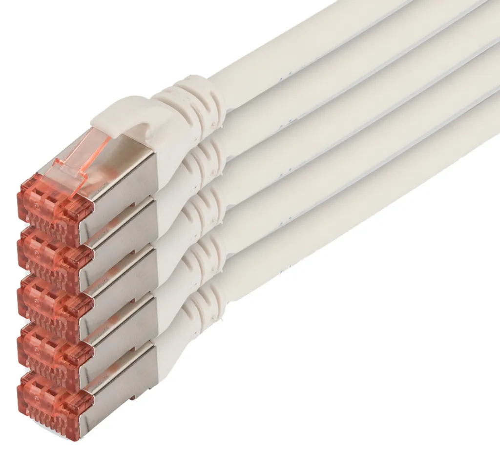 Cavo Patch DIGITUS Cat 6 S/FTP 20m Grigio - Set 5 Pezzi Offerta - 8