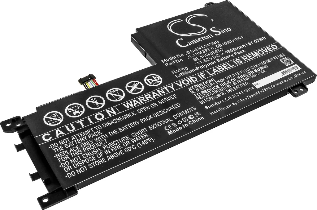 Batteria di Ricambio TECHTEK Lenovo IdeaPad 5-15IIL05 57Wh