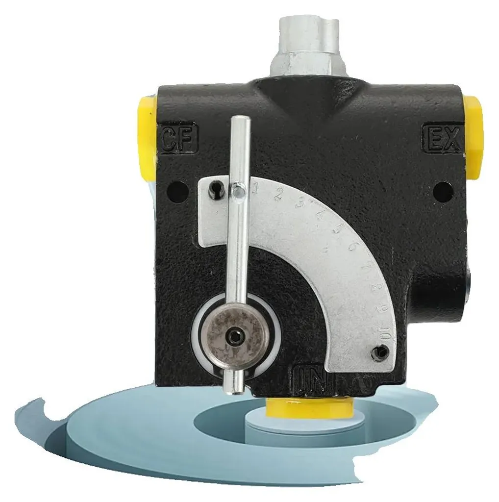 Régulateur de débit 110 l/min en fer - Vanne hydraulique G 3/4 durable