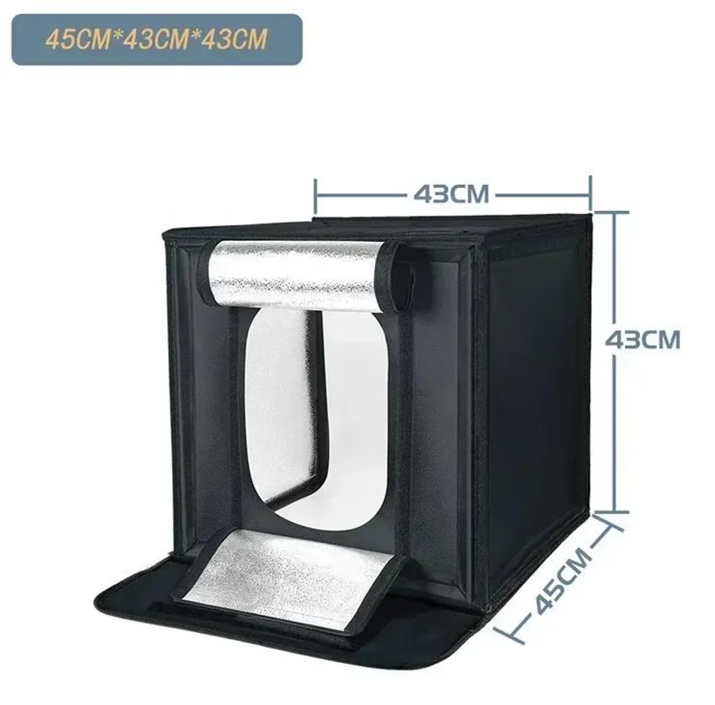 Boîte à lumière photographie LED 45cm Studio Pro avec télécommande - 2