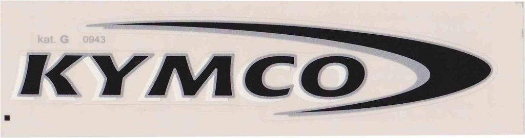KYMCO BLACK CAT-G 0943 Aufkleber 200x50mm
