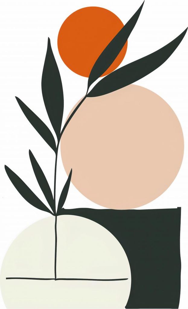 Plakat 20,5x28,4cm Naturkomposition