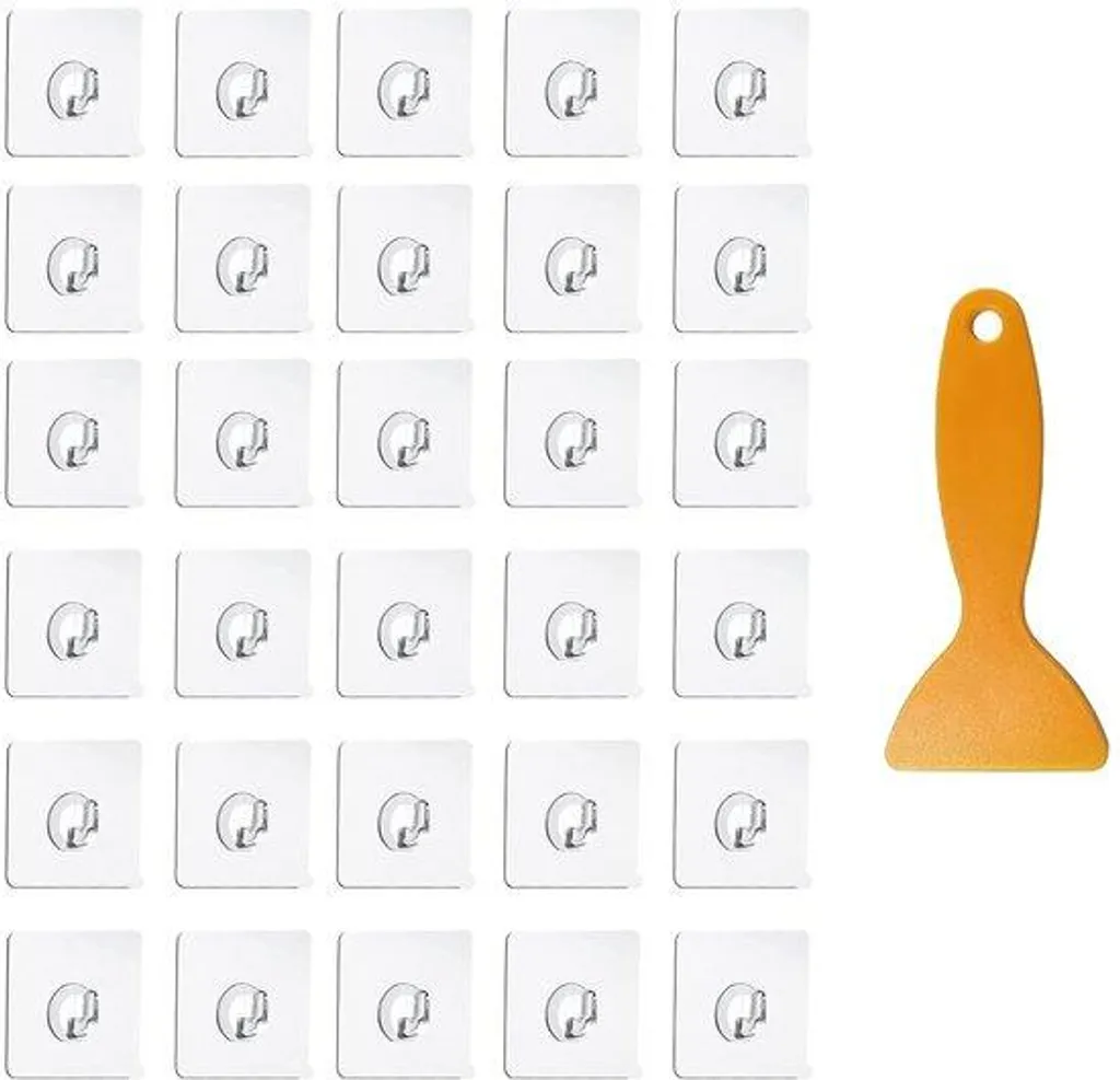 Fixer sans percer avec ces 60 crochets autocollants petits et discrets