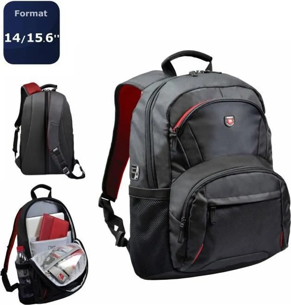 Zaino per laptop, 14-15,6 pollici, Houston, scomparto per tablet da 10,1 pollici, nylon 600D/1680D
