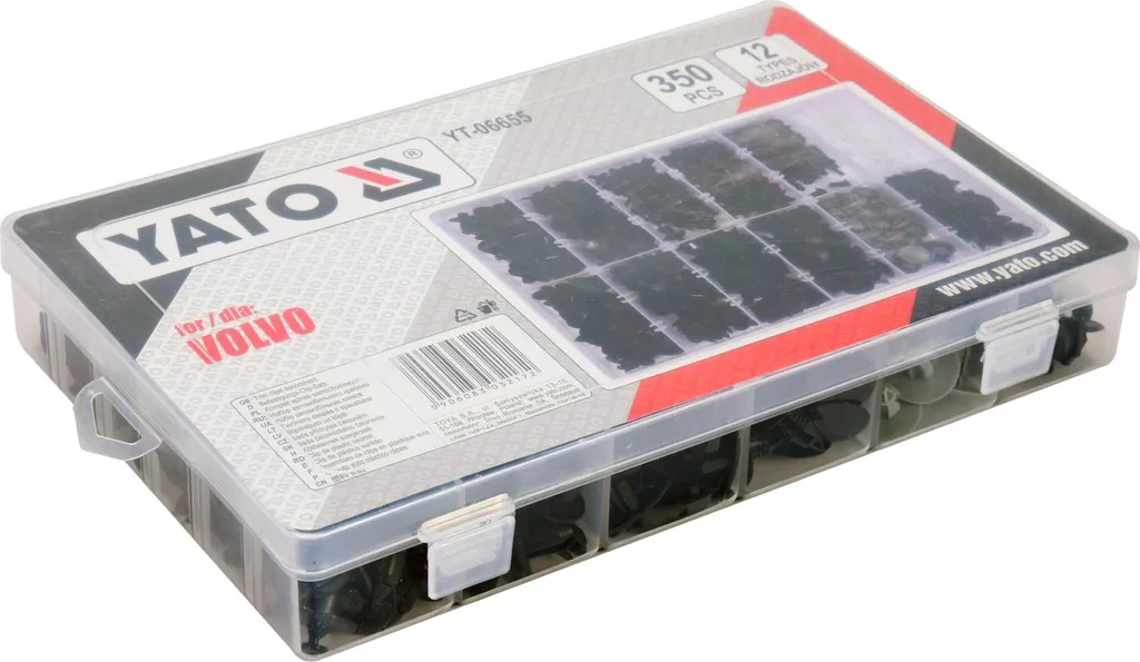 Kit 350 Clip Carrozzeria Volvo: Rivetti Espansione Nylon Alta Densità