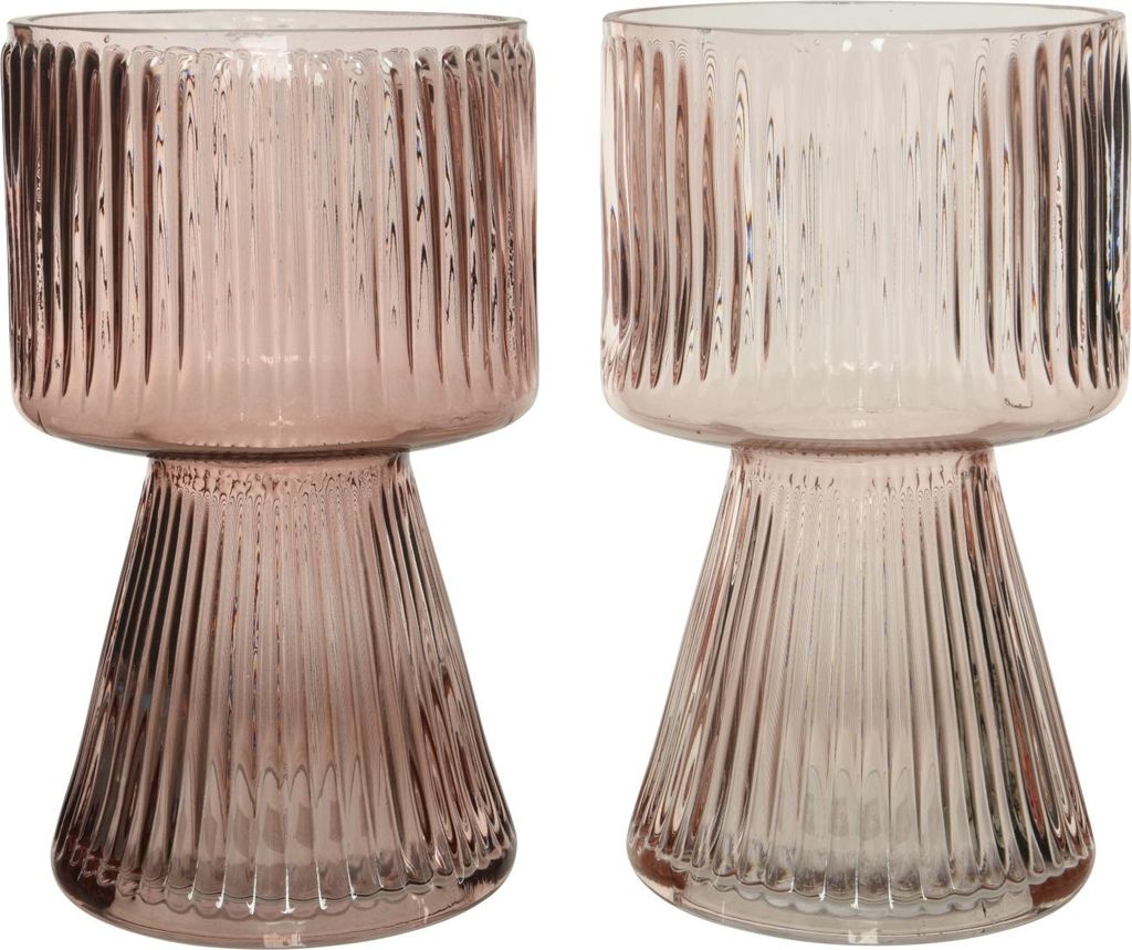 Decoris Vase Glas sortiert 12 x 20 cm