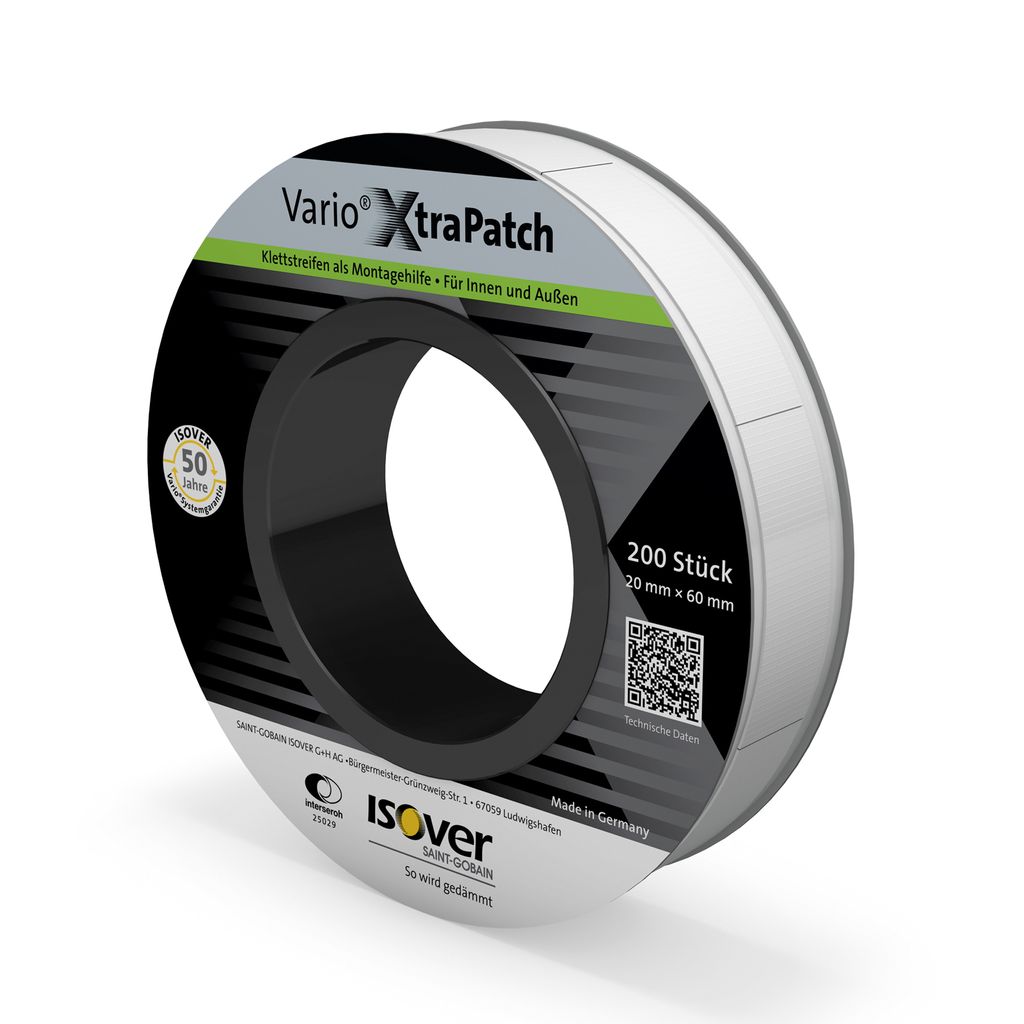 Isover Vario XtraPatch Selbstklebende Klettstreifen 60 x 20 Produktbild 