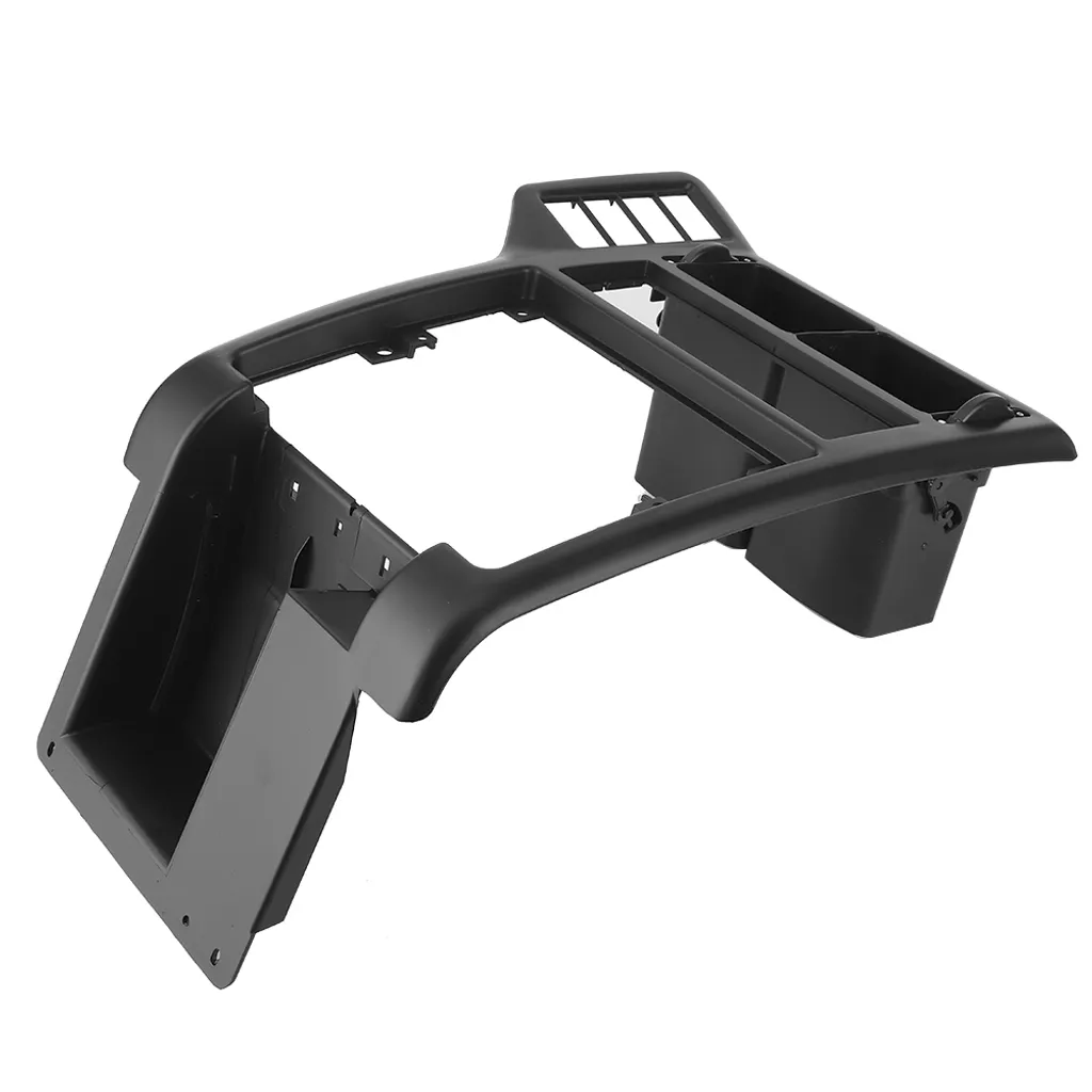 Grille d'aération centrale en ABS noir durable pour CADDY MK2 - 5