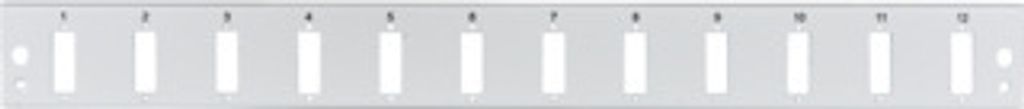 EFB-Elektronik Frontblende 12 x SC Duplex/LC Quad vertikal, grau Hersteller: EFB Elektronik (VSB-FP-12SC-D-V)