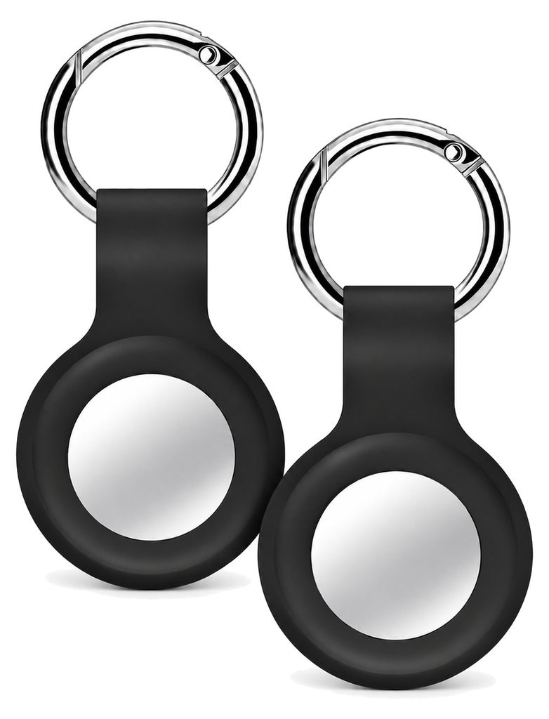 2x AirTag Anhänger Schwarz – AirTag Schlüsselanhänger / Produktbild 
