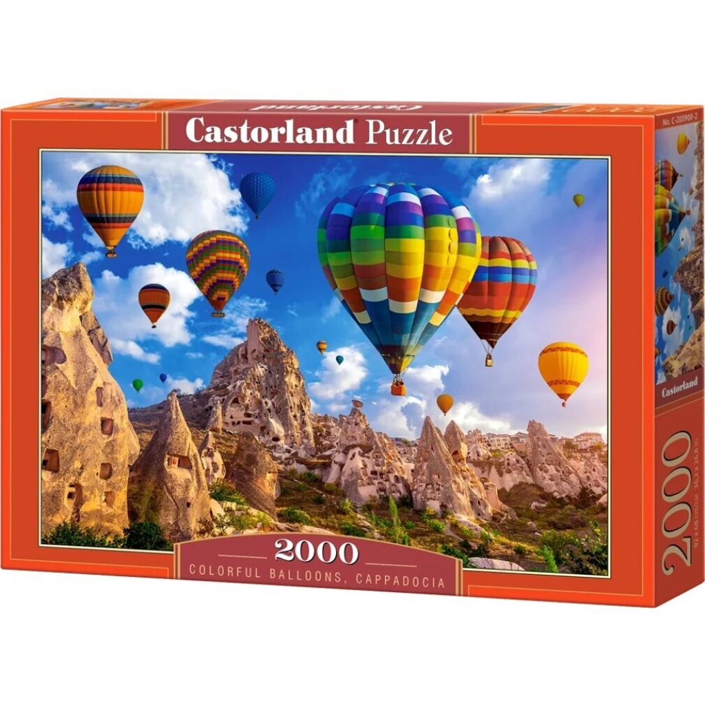 Puzzle 2000 elementów Kolorowe Balony Kapadocja Immagine del prodotto 