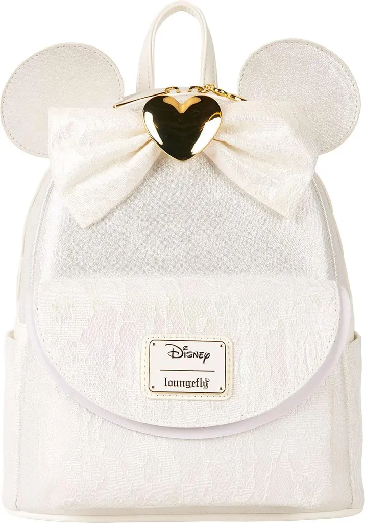 Mini Sac Loungefly Minnie Dentelle Irisée : Accessoire Mariage Unique