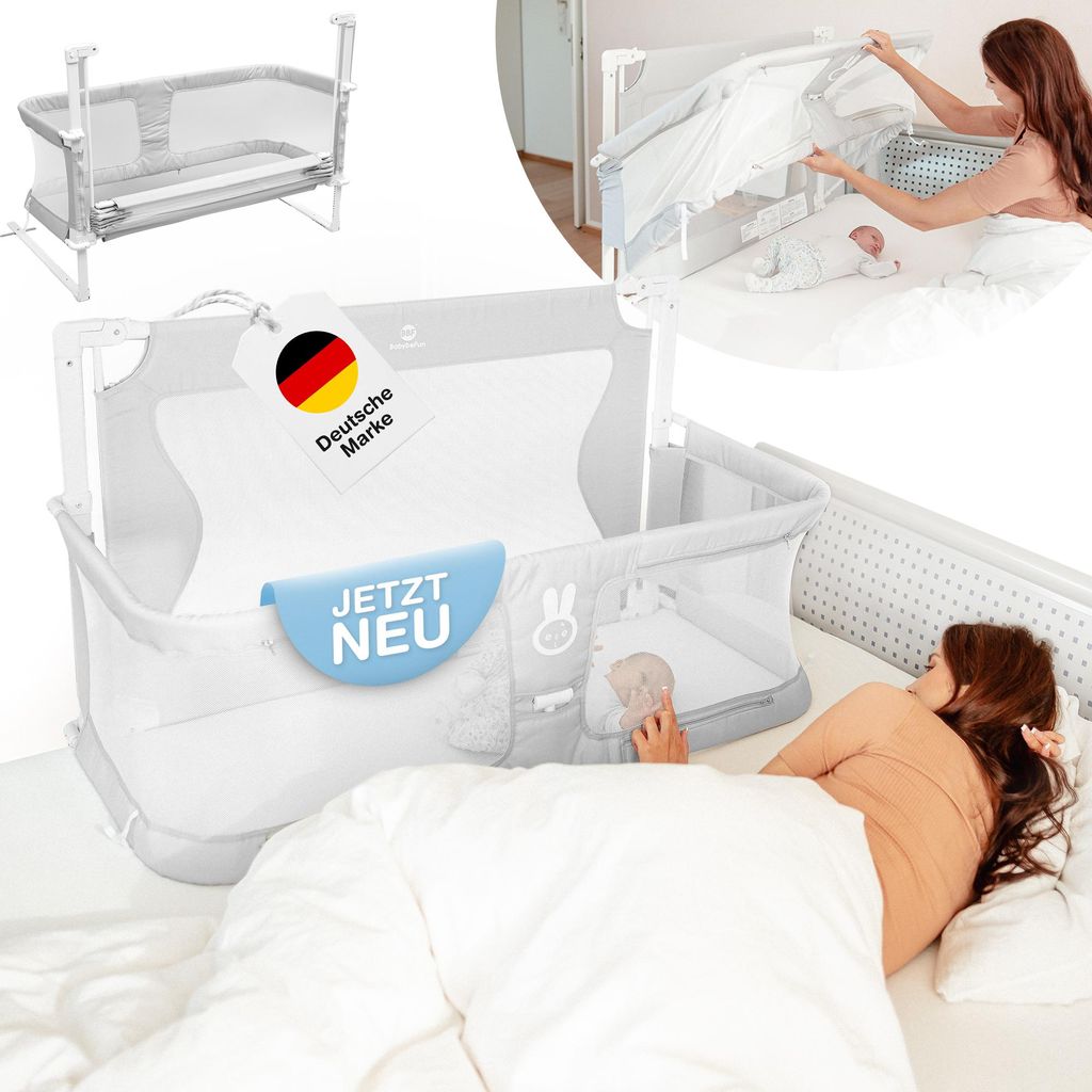 BabybeFun Beistellbett Baby [Stillen im eigenen Produktbild 