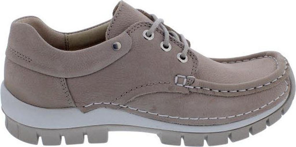 Wolky Halbschuh Fly 0470111-125, Antique Nubukleder, Safari-Beige, Fußbett zum Wechseln 43